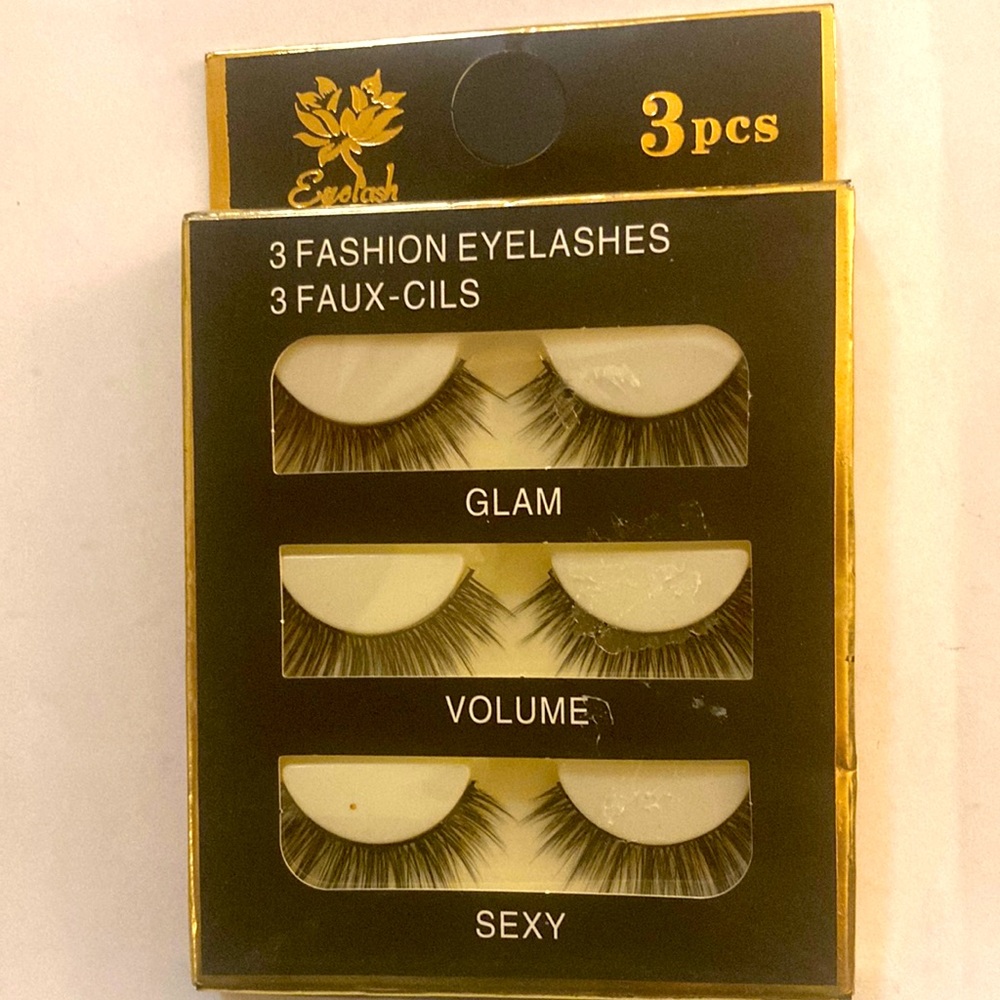 Set of three Eyelashes